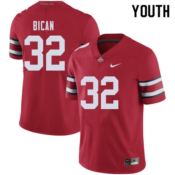 Ohio State Buckeyes #32 Luciano Bican Youth NCAA Jersey Red OSU26707